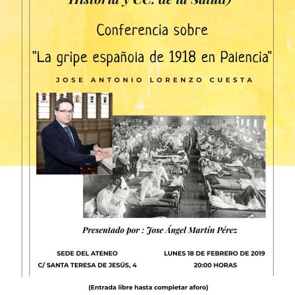 «La gripe española de 1918 en Palencia»