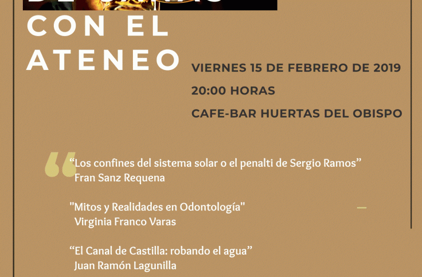 DE CAÑAS CON EL ATENEO