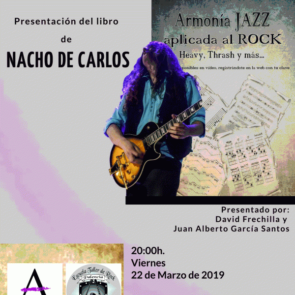 Presentación del libro «Armonía jazz aplicada al rock» de Nacho de Carlos