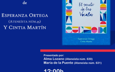 Presentación del libro «El secreto de las vocales» de Esperanza Ortega y Cintia Martín